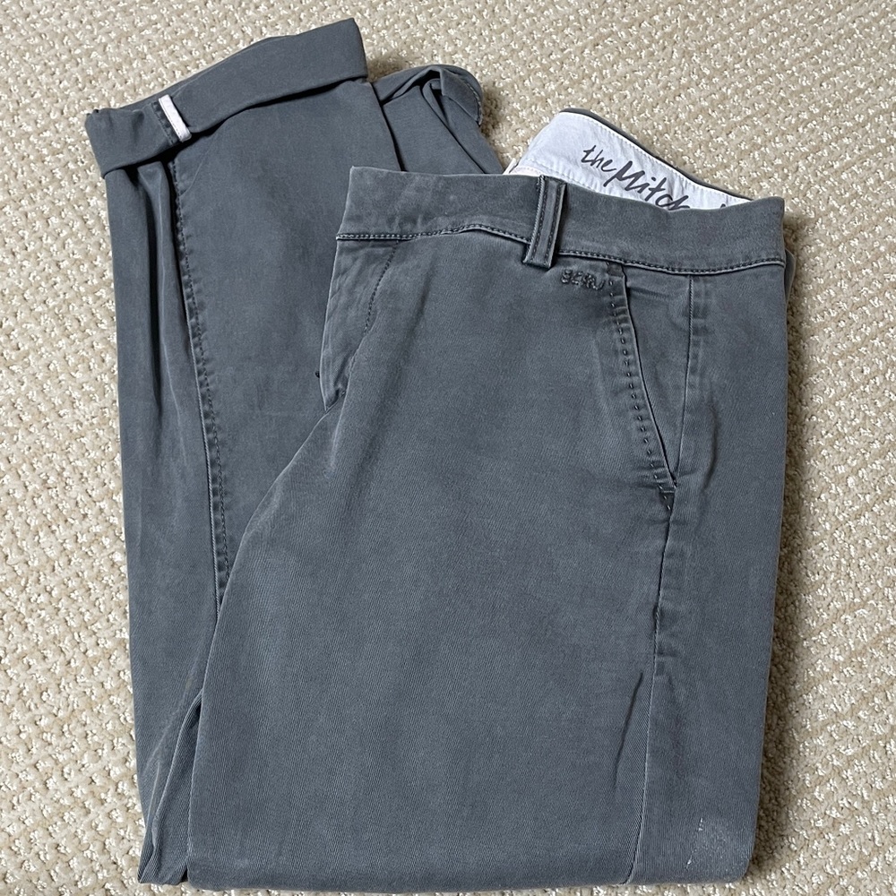 ecru The Mitchell Women's Ankle-Length pants with cuffs